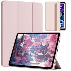 Etui Smart Case do Redmi Pad SE 8.7 2024, różowe - ochronne z podstawką, dostęp do portów i przycisków
