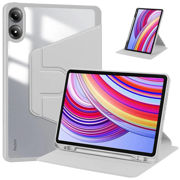 Etui Obrotowe Crystal Pencil do Xiaomi Redmi Pad Pro 12.1 2024 / Poco Pad - ochronne