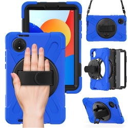 Etui pancerne Shockproof z uchwytem paskiem do Xiaomi Redmi Pad SE 8.7 2024, niebieskie