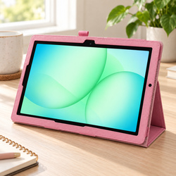 Etui do Galaxy Tab A11+ 2025 X236/X235/X230 A9+ SM-X216/X215/X210 Slim - różowe