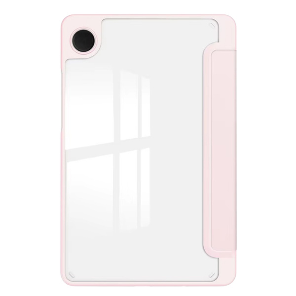 Etui Clear Pencil do Galaxy Tab A11+ 10.9 2025 X230/ X235/ X236 A9+ SM-X215/ X216, różowe