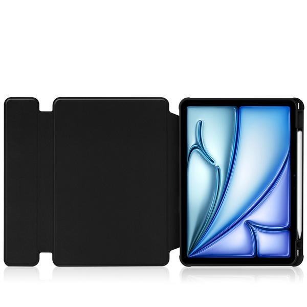 Etui 360 z klawiaturą do iPad Air 11 M4/ M3/ M2 2026/ 25/ 24 ochronne czarne