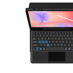 Etui z klawiaturą Bluetooth do Samsung Galaxy Tab S7 / S8 / S9 / S9FE / S10FE / S10 Lite, czarne - ochronne