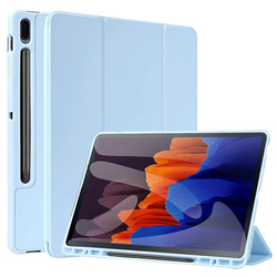 Etui Smart z uchwytem rysik do Samsung Galaxy Tab S9 / S9 S10, niebieskie - ochronne z podstawką