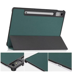 Etui Smart Case do Lenovo Tab P12 12.7 TB370 2023 / Tab P12 TB370, zielone - ochronne z podstawką