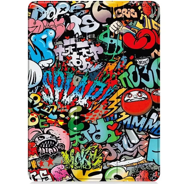 Etui Graficzne z klapką do Xiaomi Redmi Pad SE 8.7 2024 / Redmi Pad - ochronne z podstawką