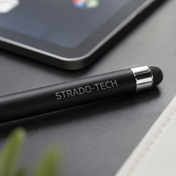 Precyzyjny rysik stylus pen do tabletu telefonu, dwustronny, czarny