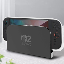 Etui do Nintendo Switch 2 2025 Lekkie do grania poprawia chwyt, czarne - ochronne z podstawką
