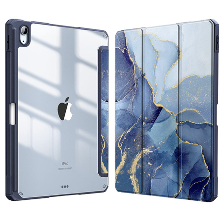 Etui Graficzne do Apple iPad 10.9 2022 Gen 10 / 11 2025 A16 Gen 11 z klapką, morskie - ochronne z podstawką