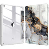 Etui Graficzne do Apple iPad 10.9 2022 Gen 10 / 11 2025 A16 Gen 11 z klapką, czarne - ochronne z podstawką
