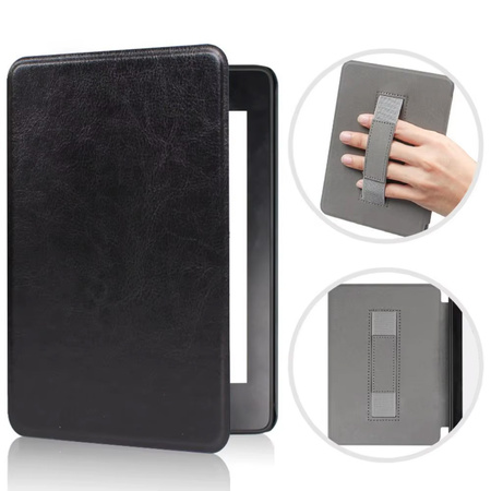 Etui Leather Handle Kindle Paperwhite 6/ Colorsoft/ Signature Edition - Black