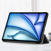 Etui Smart Case obudowa do iPad Air 11 Gen 6 2024 A2899 A2900, czarne - ochronne z podstawką