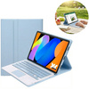 Etui z klawiaturą touch do Lenovo Tab 10.1 2025, niebieskie - ochronne z podstawką