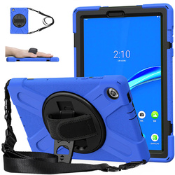 Etui Armor Strap z paskiem do Lenovo Tab M11 10.95 TB330FU TB330XU TB331FC, granatowe