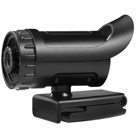 Kamera internetowa WebCam 8804 z mikrofonem czarna uniwersalna do laptopów i PC