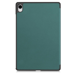 Etui Smart do Samsung Galaxy Tab S11 11 SM SMX736 z klapką, zielone - ochronne z podstawką