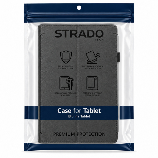 Etui do Lenovo Tab 10.1 2025 TB311FU TB311XU ZAEH0040PL z klapką - czarne