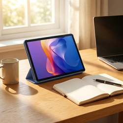 Etui Smart do Xiaomi Redmi Pad 2 11 2025 z klapką, granatowe - ochronne z podstawką