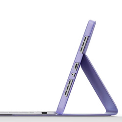 Etui z klawiaturą do iPad Pro 11 Gen 5 M4 2024 / A2836 A2837 A300, fioletowe - ochronne