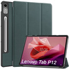 Etui Smart Case do Lenovo Tab P12 12.7 TB370 2023 / Tab P12 TB370, zielone - ochronne z podstawką