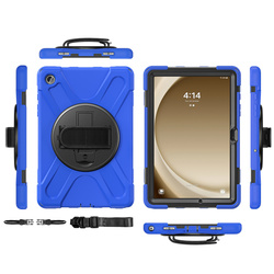 Etui Shockproof do Samsung Galaxy Tab A9 Plus 11 2023 X210 X215 X216, niebieskie - ochronne z podstawką