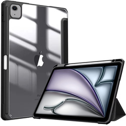 Hard Crystal Case for iPad Air 13th Gen. 6 2024 (Black)