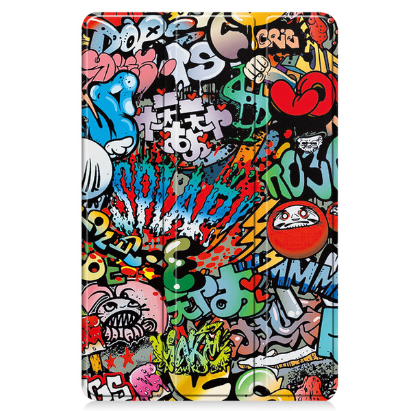 Etui Graficzne do Lenovo Tab 10.1 2025 z klapką - ochronne z podstawką