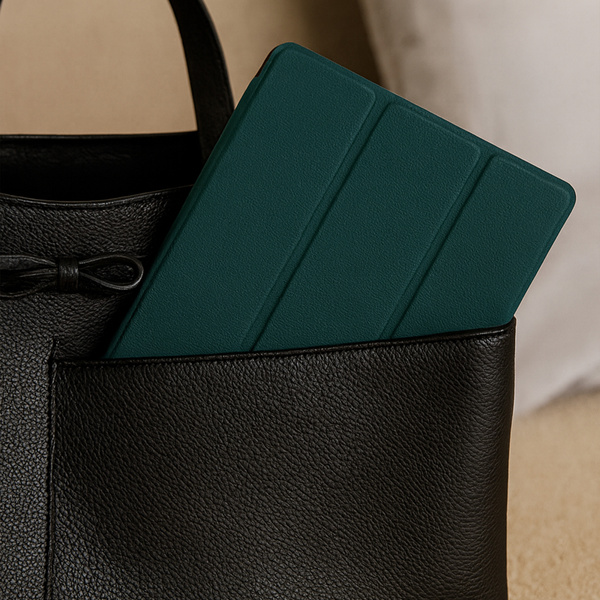 Etui Smart z klapką do Lenovo Tab K11 Plus 11.45 / Lenovo K11 Plus, zielone - ochronne z podstawką