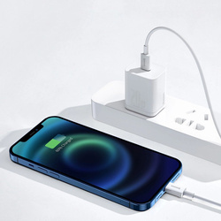 Kabel Baseus Superior Series USB-C / Lightning PD 20W 1 m, biały