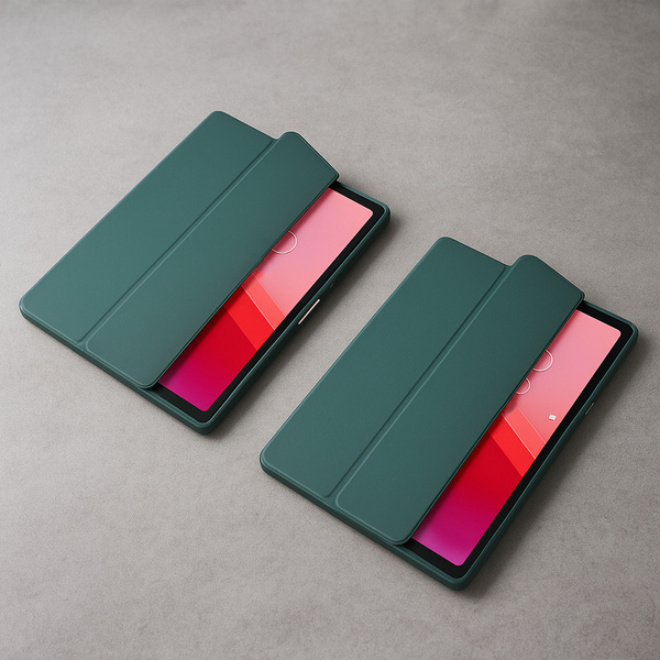 Etui Crystal case do Lenovo Tab M11 10.95 11 / 11 TB330, zielone - ochronne z podstawką