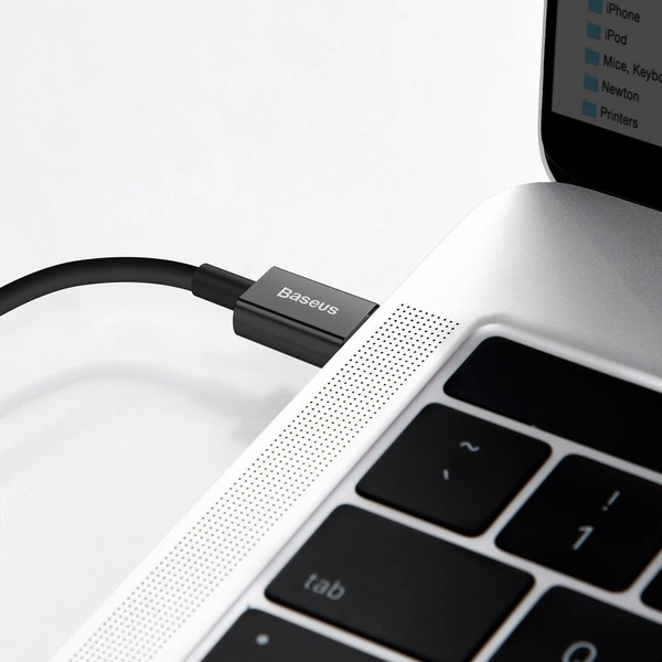 Kabel Baseus Superior Series USB-C / Lightning PD 20W 1 m, czarny
