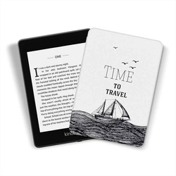 Etui Graficzne kolorowe do Kindle Paperwhite 4 Gen 10 2018 - ochronne z podstawką, dostęp do portów i przycisków
