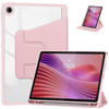 Etui 360 Crystal do Lenovo Tab 10.1 2025, różowe - ochronne z podstawką, dostęp do portów i przycisków