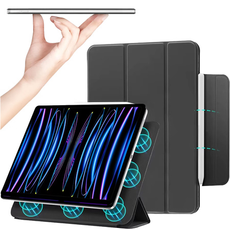 Etui Smart Magnetic Apple iPad 10.9 10 GEN 2022 / iPad 11 A16 11GEN 2025 Black