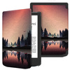 Etui Graficzne do PocketBook Verse Pro 629 634, Night lake - ochronne z podstawką, dostęp do portów i przycisków