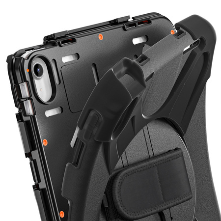 Etui Shockproof z uchwytem do Apple iPad 10.9 2022/11 A16 2025, czarne