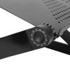 Podstawka składana z wentylatorem chłodzącym pod tablet laptop do 17 F2, czarna