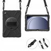 Etui pancerne Armor z uchwytem do Galaxy Tab A9 Plus 11 X210 / X215 / X216, czarne - ochronne
