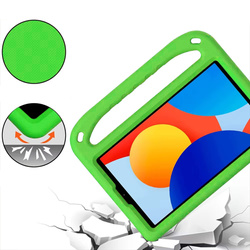 Etui pancerne FunColor do Xiaomi Redmi Pad SE 8.7 2024, zielone - ochronne z podstawką