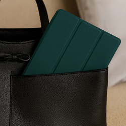 Etui Smart z klapką do Lenovo Tab K11 Plus 11.45 / Lenovo K11 Plus, zielone - ochronne z podstawką