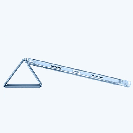 Etui Hard Crystal z uchwytem na rysik do Apple iPad 10.9 10 GEN 2022 / iPad 11 A16 11GEN 2025 - Blue