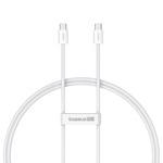 Kabel Baseus Superior Series ll USB-C - USB-C 30W 480Mb/s 1m - biały