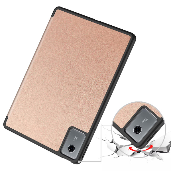 Etui Smart Pencil do Lenovo Idea Tab 11" z miejscem na rysik - różowe złoto