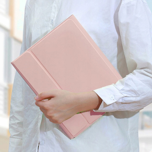 Etui do Lenovo Tab P12 TB-370, różowe - ochronne z podstawką, dostęp do portów i przycisków