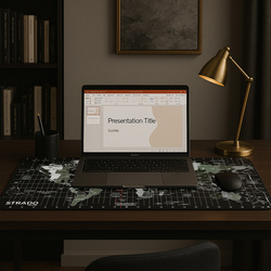 Duża podkładka pod myszkę laptop Gamingowa mata na biurko 90x40 XXL, czarny
