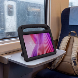 Etui ochronne z uchwytem do Lenovo Tab One 8.7 2025 TB305FU TB305XU, czarne, z podstawką