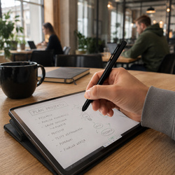 Precyzyjny rysik stylus pen do tabletu telefonu, uniwersalny, czarny