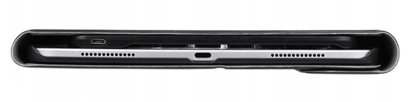 Etui z klawiaturą Bluetooth do Lenovo Tab M11, czarne - ochronne z podstawką, dostęp do portów i przycisków