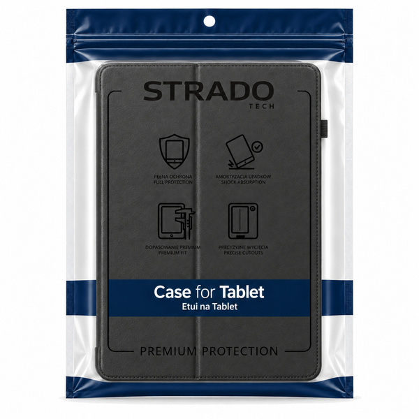 Etui Slim do Apple iPad 10.9 2022 gen 10 iPad 11 A16 2025 gen 11 - czarne