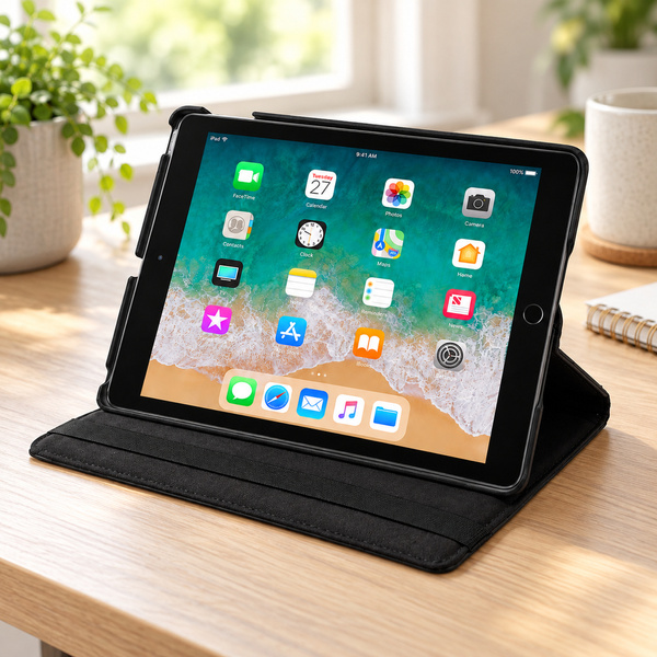 Etui obrotowe do Apple iPad Air/ Air 2 9.7" 2017/2018 gen 5/6 - czarne